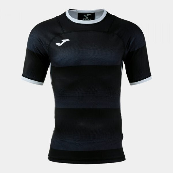 ФУТБОЛКА С КОРОТКИМ РУКАВОМ STONE RUGBY PRO ЧЕРНЫЙ БЕЛЫЙ