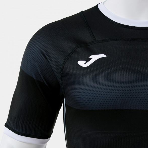 ФУТБОЛКА С КОРОТКИМ РУКАВОМ STONE RUGBY PRO ЧЕРНЫЙ БЕЛЫЙ