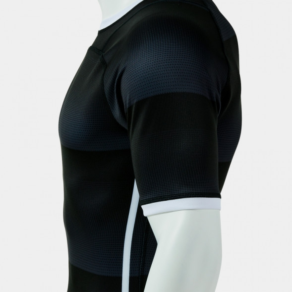 ФУТБОЛКА С КОРОТКИМ РУКАВОМ STONE RUGBY PRO ЧЕРНЫЙ БЕЛЫЙ