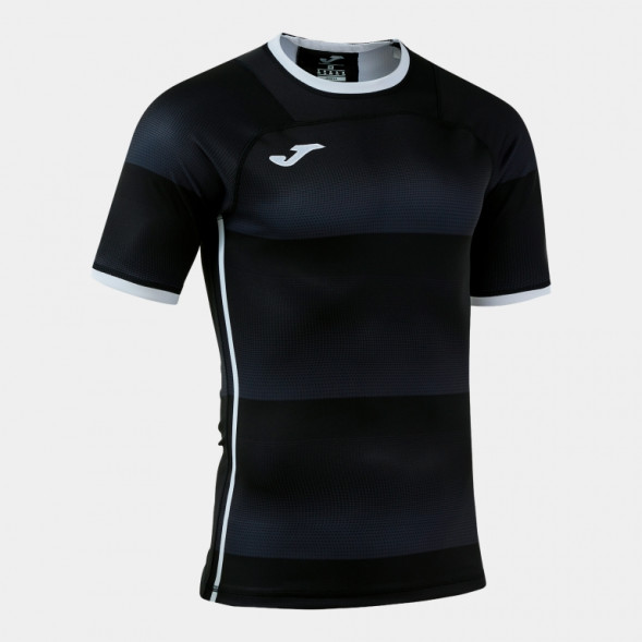 ФУТБОЛКА С КОРОТКИМ РУКАВОМ STONE RUGBY PRO ЧЕРНЫЙ БЕЛЫЙ