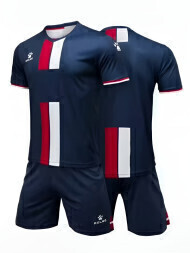 Футбольная форма KELME Short Sleeve Football Uniform Dark Blue