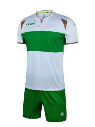 Футбольная форма KELME Short Sleeve Football Set (White/Green)