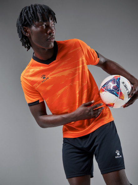 Футбольная форма KELME Short Sleeve Football Suit (Orange/Black)