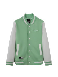 Бомбер KELME Knitted Coat (Green/White)
