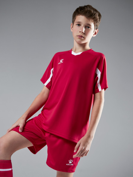 Детская футбольная форма KELME Football Suit (Red/White)