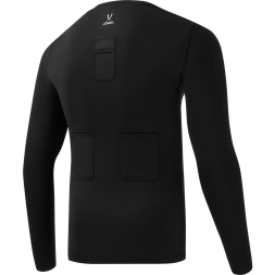 Футболка компрессионная с длинным рукавом судейская JÖGEL PerFormDRY Referee Baselayer Tee LS, черный