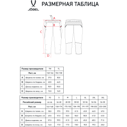 Брюки тренировочные JÖGEL DIVISION PerFormDRY Pro Training Pants 3/4, черный