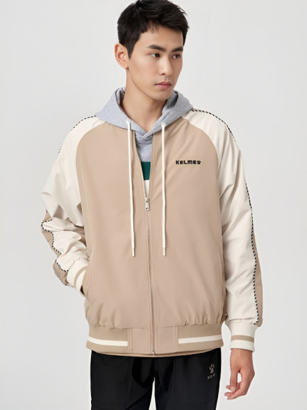 Бомбер KELME Woven Jacket Beige