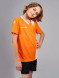 Детская футбольная форма KELME S/S Football Set Kid (Orange/Black)
