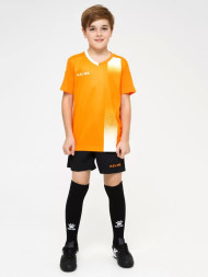 Детская футбольная форма KELME S/S Football Set Kid (Orange/Black)