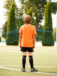Детская футбольная форма KELME S/S Football Set Kid (Orange/Black)