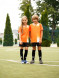 Детская футбольная форма KELME S/S Football Set Kid (Orange/Black)