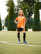 Детская футбольная форма KELME S/S Football Set Kid (Orange/Black)