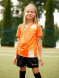 Детская футбольная форма KELME S/S Football Set Kid (Orange/Black)