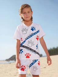 Детские шорты KELME Boy's Football Shorts White