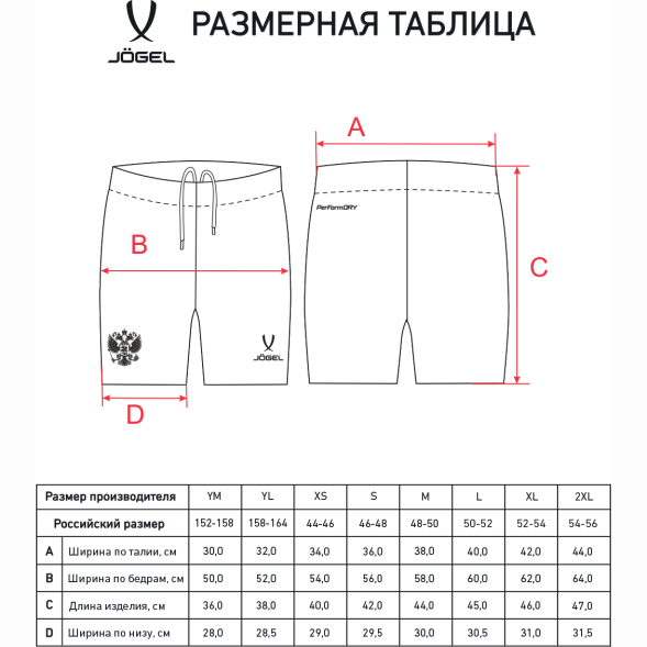 Шорты игровые JOGEL NATIONAL PerFormDRY Away Shorts, темно-синий