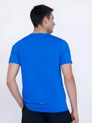 Футболка KELME Round Neck Short Sleeve T-shirt Blue