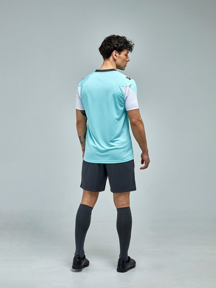 Футбольная форма KELME Short-Sleeved Football Suit (Light Blue/Dark Blue)