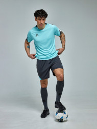 Футбольная форма KELME Short-Sleeved Football Suit (Light Blue/Dark Blue)