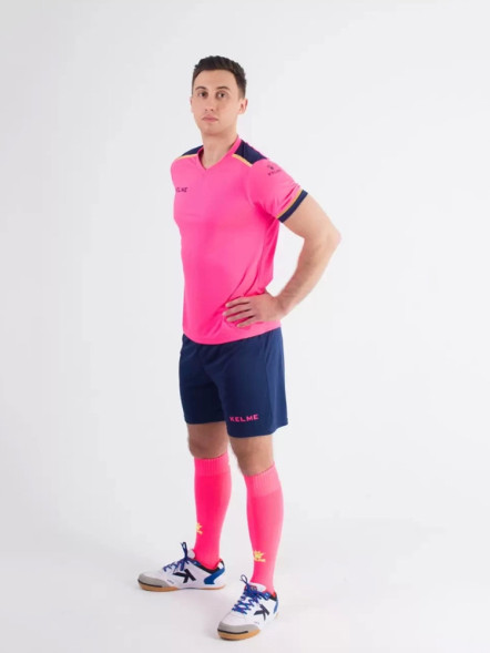 Футбольная форма KELME Football Suit (Pink/Dark Blue)