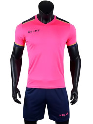 Футбольная форма KELME Football Suit (Pink/Dark Blue)