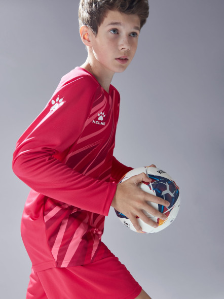 Детская вратарская форма KELME Long Sleeve Goalkeeper Suit Red