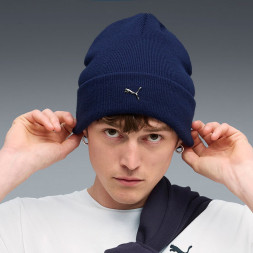Шапка PUMA Metal Cat Beanie, 02640401, акрил, полипропилен, черный