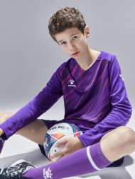 Детская вратарская форма KELME Long Sleeve Goalkeeper Suit Violet