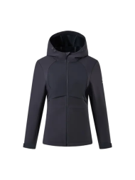 Женская демисезонная куртка KELME Hooded Fleece-Llined Knit Cardigan Dark Blue