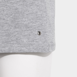 CAMISETA MANGA CORTA URBAN STREET GRIS MELANGE