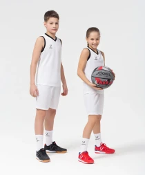 Шорты баскетбольные JOGEL CAMP Basic, белый, детский
