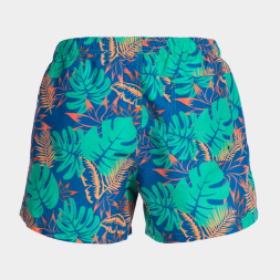 BERMUDA DE BAÑO SANTA MÓNICA VERDE AZUL