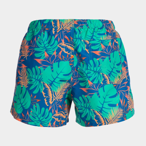 BERMUDA DE BAÑO SANTA MÓNICA VERDE AZUL