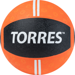 Медбол TORRES AL00231, 1кг, желто-черный