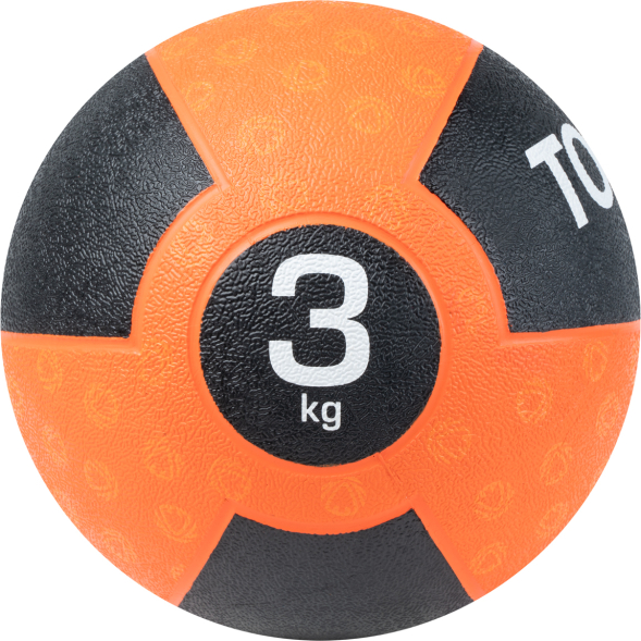 Медбол TORRES AL00231, 1кг, желто-черный