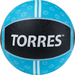 Медбол TORRES AL00231, 1кг, желто-черный
