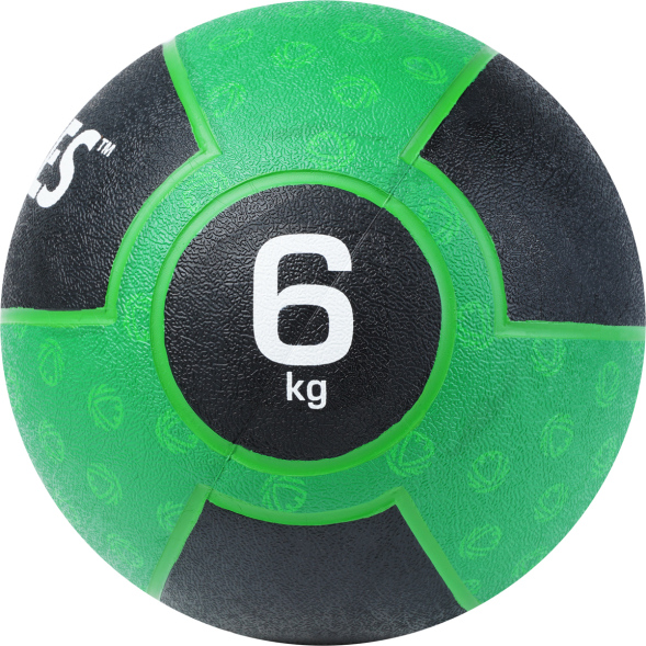 Медбол TORRES AL00231, 1кг, желто-черный