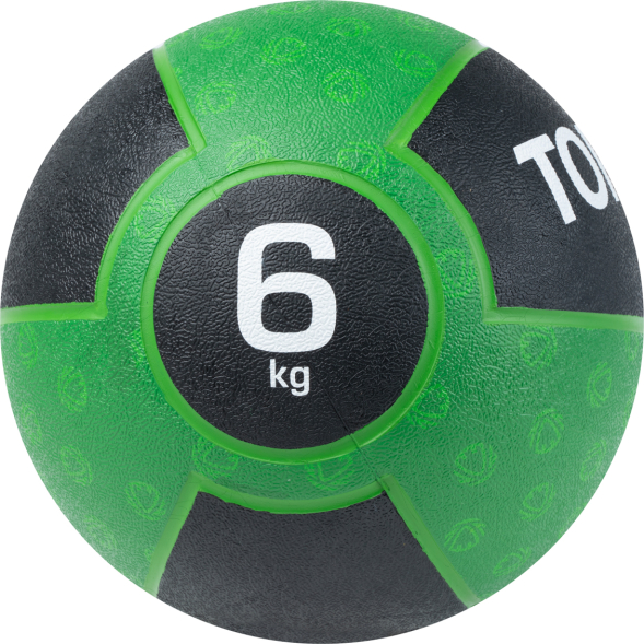 Медбол TORRES AL00231, 1кг, желто-черный