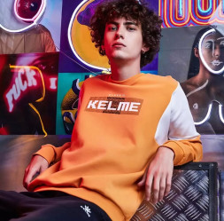 Свитшот KELME Round Neck Sweater Orange