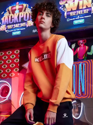Свитшот KELME Round Neck Sweater Orange