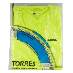Манишка TORRES односторонняя, TR11043OR, р.Sr, тренировочная, полиэстер, оранжевый
