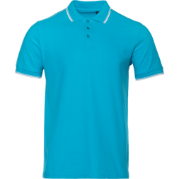 Рубашка поло мужская STAN с окантовкой хлопок/полиэстер 185, 04T