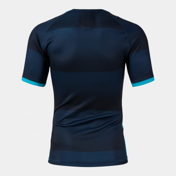 ФУТБОЛКА С КОРОТКИМ РУКАВОМ STONE RUGBY PRO ТЁМНО-СИНИЙ ТУРКУАЗ ФЛУОРЕСЦЕНТНЫЙ