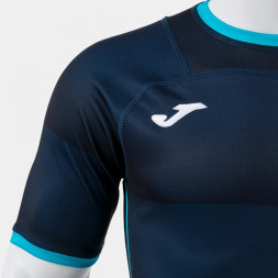 ФУТБОЛКА С КОРОТКИМ РУКАВОМ STONE RUGBY PRO ТЁМНО-СИНИЙ ТУРКУАЗ ФЛУОРЕСЦЕНТНЫЙ