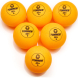 Мяч для наст  тенниса TORRES Training 1*, TT23015, диам  40+ мм, упак  6 шт, оранж