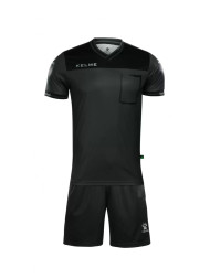 Судейская форма KELME Short Sleeve Refree Set Dark Grey