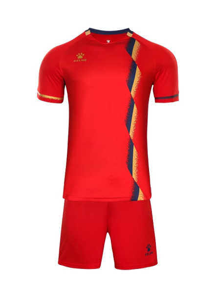 Футбольная форма KELME Short-Sleeved Football Suit Red