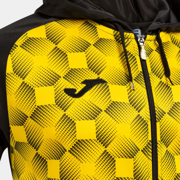 Джемпер с капюшоном JOMA SUPERNOVA III Черный-желтый