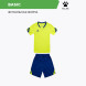 Детская футбольная форма KELME Short Sleeve Football Uniform (Citric/Blue)