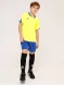 Детская футбольная форма KELME Short Sleeve Football Uniform (Citric/Blue)